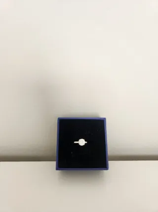 Anillo Swarovski Plata