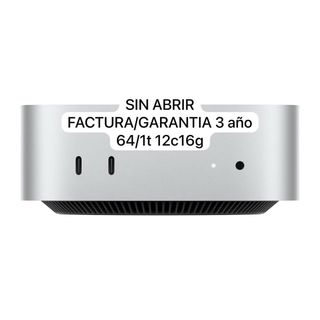 Mac mini M4 Pro 64GB 1TB 12cpu 16gpu SIN ABRIR