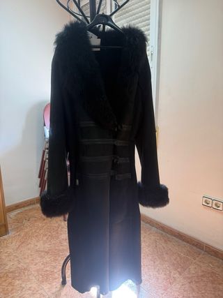 Abrigo Piel y Pelo Mujer Talla XL y talla L