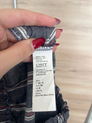 Pantaloni Palazzo Subdued Tg. S cotone e lino