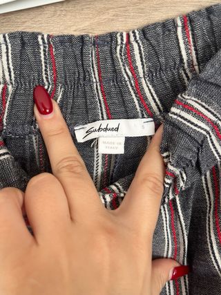 Pantaloni Palazzo Subdued Tg. S cotone e lino