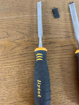 Lote 3 formones carpintería. Marca liyset