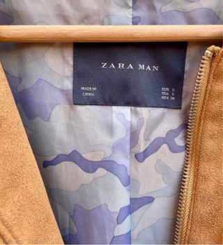 Cazadora de ante de Zara