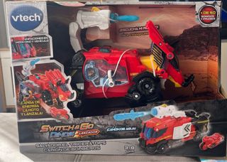 Camión Bomberos Tricerátops Vtech