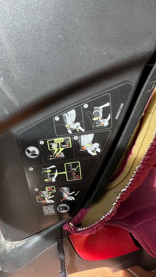 Silla de coche Britax Römer rosa