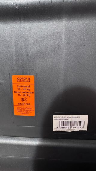 Silla de coche Britax Römer rosa