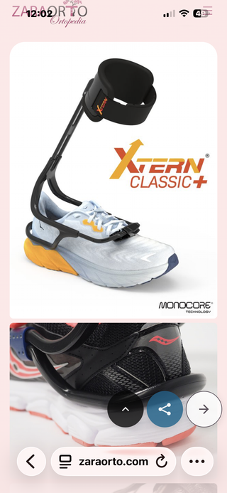 Ferula pie caido Turbomed Xtern