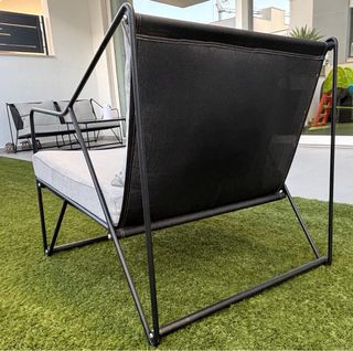 Conjunto sillones jardín 4 plazas + mesa auxiliar