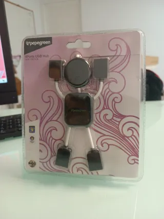Hub USB 4 Puertos Pepegreen