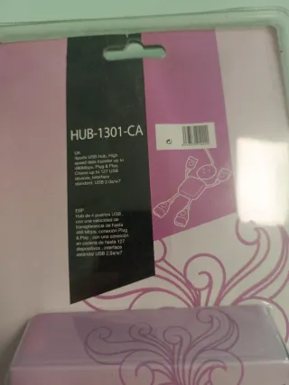 Hub USB 4 Puertos Pepegreen