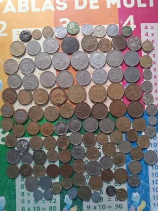Lote de monedas antiguas
