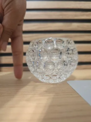 Mini cuenco de vidrio decorativo