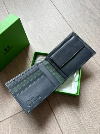 Portafoglio La Martina in pelle nero