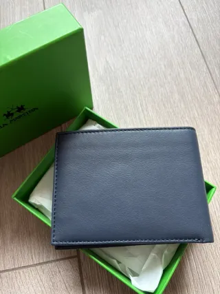 Portafoglio La Martina in pelle nero