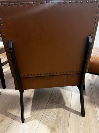 Lote 6 Poltrone in Similpelle + 2 Tavolini in Omaggio