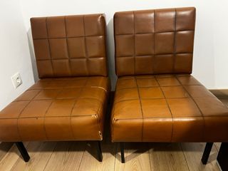 Lote 6 Poltrone in Similpelle + 2 Tavolini in Omaggio