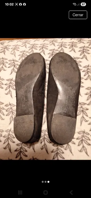 Manoletinas Stradivarius Negras Talla 39