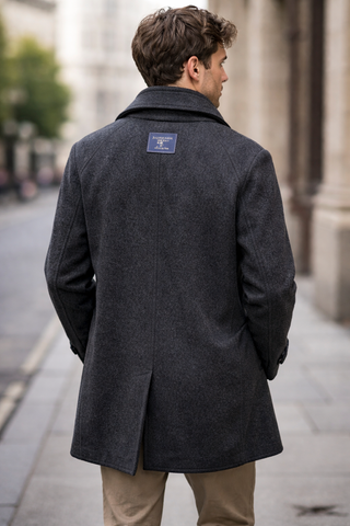 Gabardina Burberry Gris y Beige