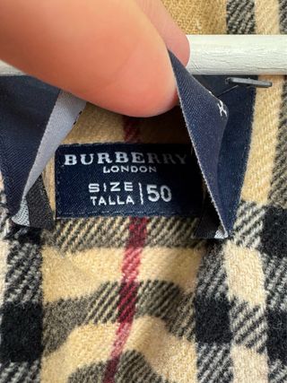 Chaqueta Burberry Clásica Impermeable Retro Roja