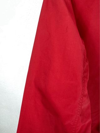 Chaqueta Burberry Clásica Impermeable Retro Roja