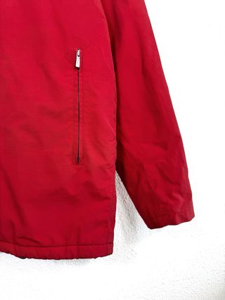 Chaqueta Burberry Clásica Impermeable Retro Roja