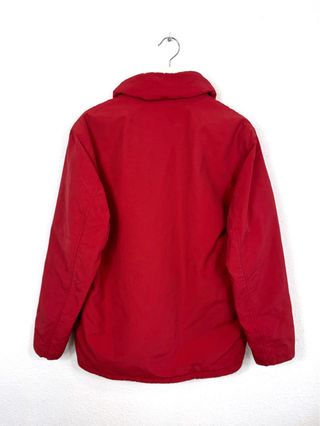 Chaqueta Burberry Clásica Impermeable Retro Roja