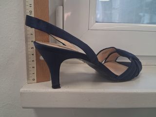 Zapato tacón azul