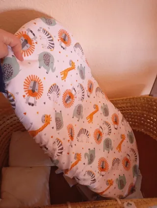 Moisés para bebé de mimbre