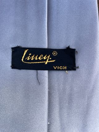 Corbata gris lisa satinada