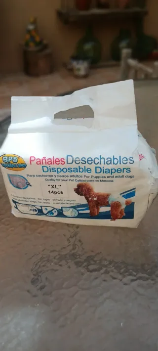 Pañales Desechables XL para Perro