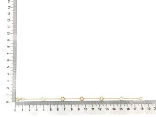 E1805179-137 Pulsera Oro 18k Flores