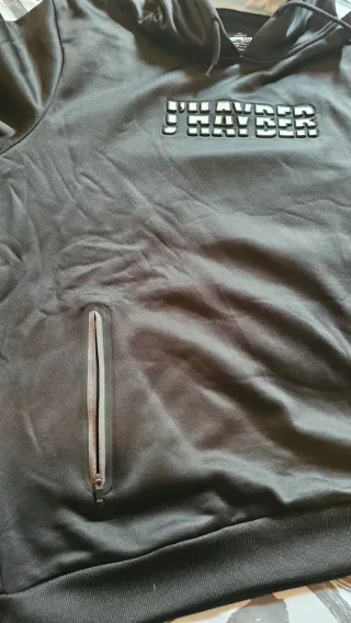 Sudadera con capucha J'HAYBER negra