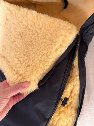 Saco Carrito Kaiser Piel Oveja negro