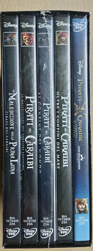 Película Colección Piratas del Caribe 5 DVD