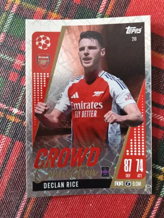 3x Declan Rice Arsenal Match Attax Especiales