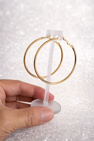 Lote 3 Pendientes Aro Dorados