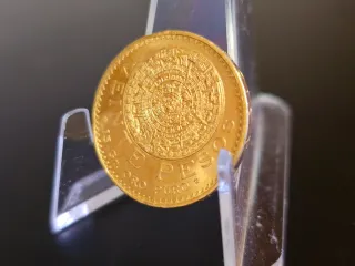 Moneda 20 Pesos Oro Puro
