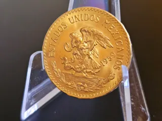 Moneda 20 Pesos Oro Puro