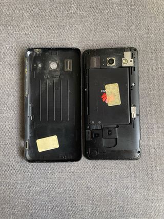 2 Móviles Huawei y LG (Negro y Blanco)