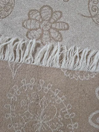 Manta fina con flecos