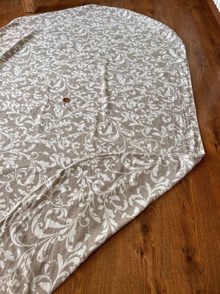 Mantel Mesa Ovalada con agujero para la sombrilla