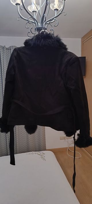 Chaqueta con pelo mujer