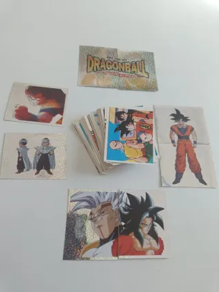 Lote 106 cromos Dragon Ball la leyenda del dragon