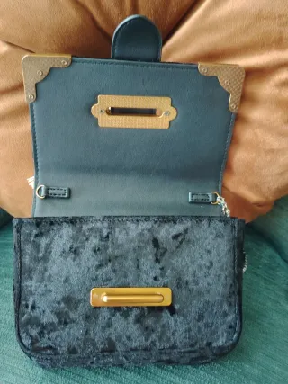 Bolso terciopelo negro Tintoretto