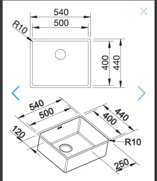 Lavello da cucina in acciaio Blanco 521577