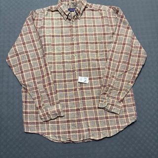 Camisa Flanela Retro Blue M Bege Castanha