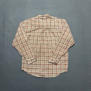 Camisa Flanela Retro Blue M Bege Castanha