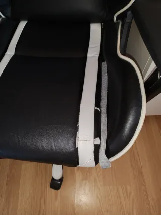 Silla Gaming Drift Negra y Blanca