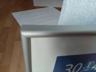 3 Marcos Plateados 30x40 cm