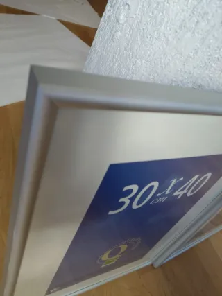 3 Marcos Plateados 30x40 cm